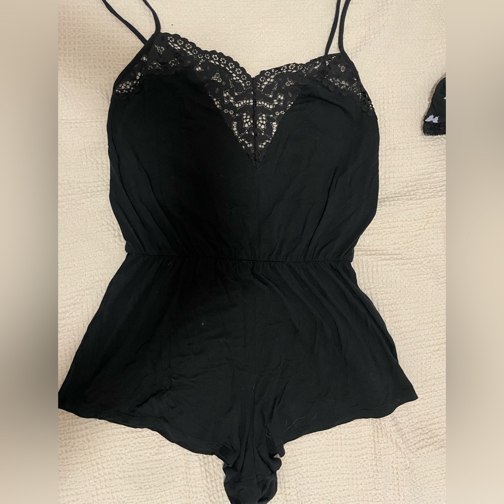 Victoria’s Secret lace sleep romper